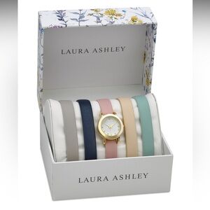 Laura Ashley Women's Multi-Color Watch Set